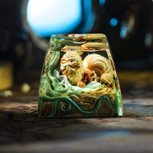 Arcanine Pokemon Keycaps Artisan - Custom Resin Keycaps