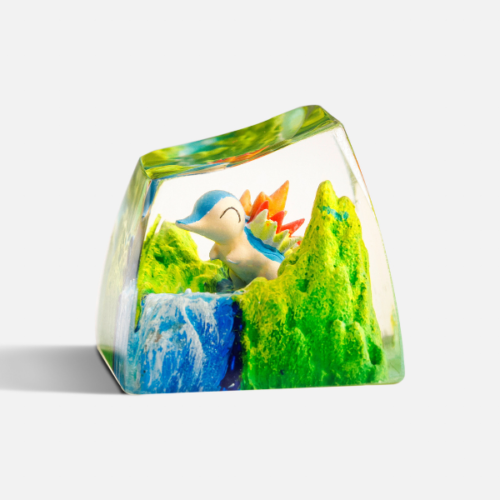 Cyndaquil Pokemon Keycaps Artisan - Custom Resin Keycaps