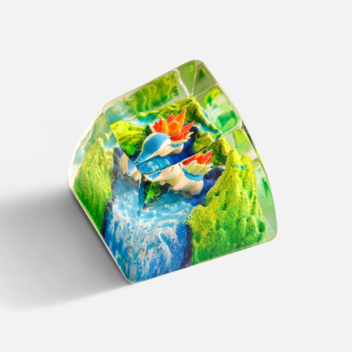 Cyndaquil Pokemon Keycaps Artisan - Custom Resin Keycaps