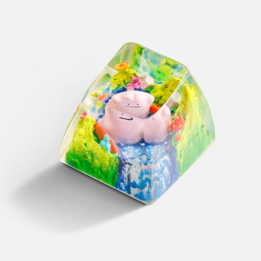 Resin Ditto Pokemon Keycaps Artisan