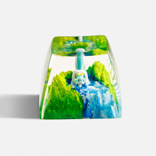 Drampa Pokemon Keycaps Artisan - Custom Resin Keycaps