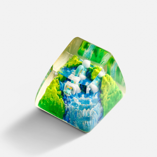 Drampa Pokemon Keycaps Artisan - Custom Resin Keycaps