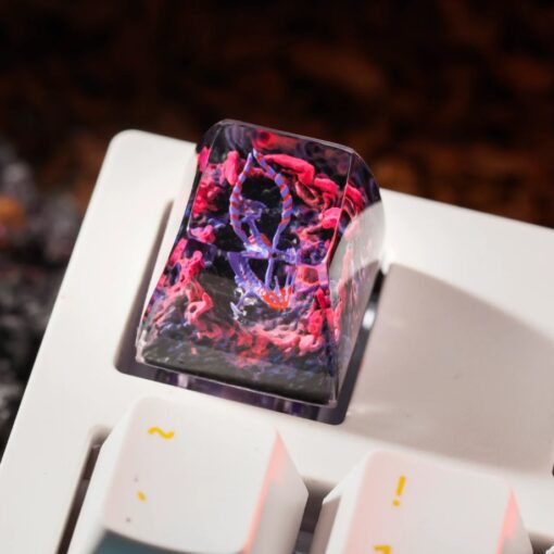 Eternatus Pokemon Keycaps Artisan - Custom Resin Keycaps