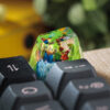 Grookey Pokemon Keycaps Artisan - Custom Resin Keycaps