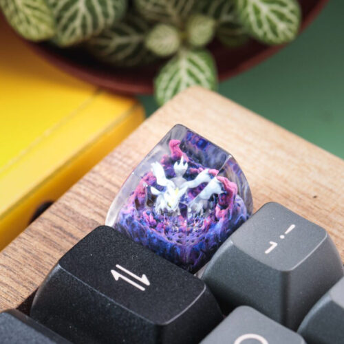 Kuyrem Pokemon Keycaps Artisan - Custom Resin Keycaps