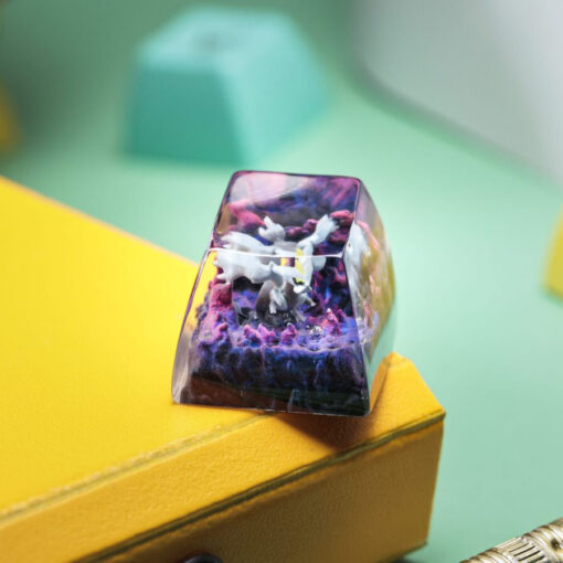 Kuyrem Pokemon Keycaps Artisan - Custom Resin Keycaps