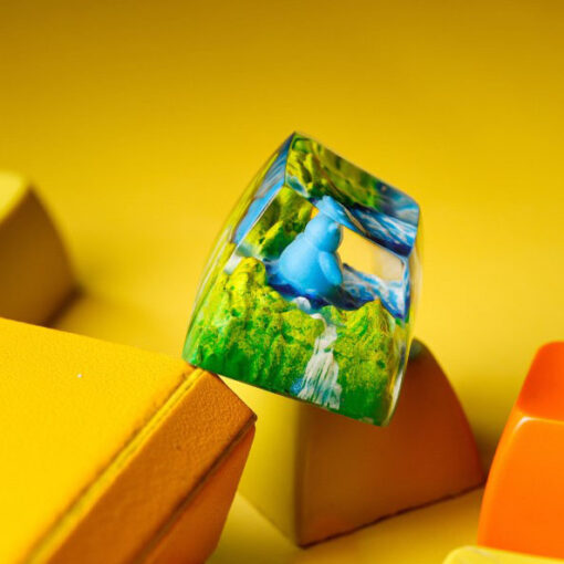 Snolax Pokemon Keycaps Artisan - Custom Resin Keycap