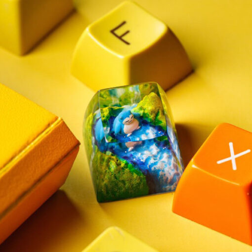 Snolax Pokemon Keycaps Artisan - Custom Resin Keycap