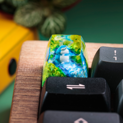 Snolax Pokemon Keycaps Artisan - Custom Resin Keycap