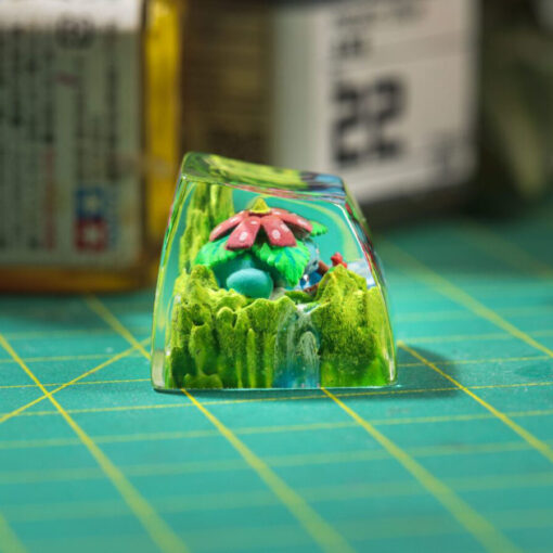 Venusraur Pokemon Keycaps Artisan - Custom Resin Keycaps