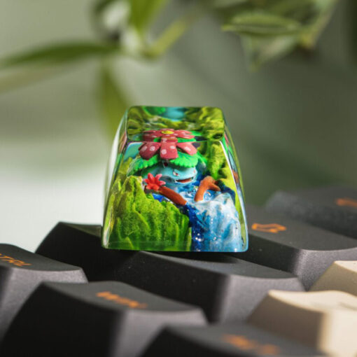 Venusraur Pokemon Keycaps Artisan - Custom Resin Keycaps