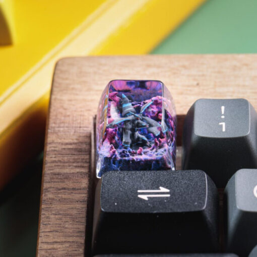 Zekrom Pokemon Keycaps Artisan - Custom Resin Keycaps