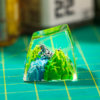 Aggron Pokemon Keycaps Artisan - Custom Resin Keycaps