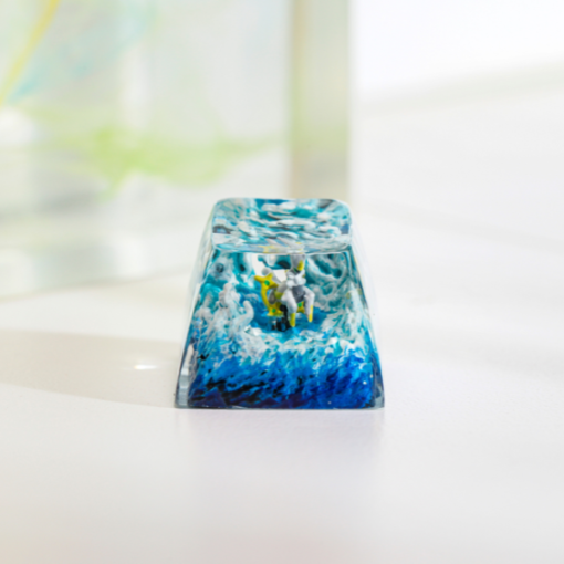 Arceus Pokemon Keycaps Artisan - Custom Resin Keycaps