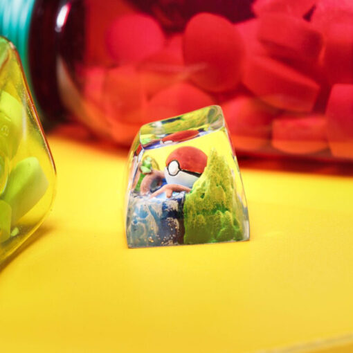 Ball Pokemon Keycaps Artisan - Custom Resin Keycaps