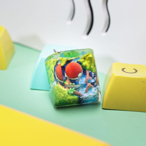 Ball Pokemon Keycaps Artisan - Custom Resin Keycaps