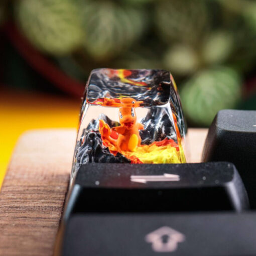 Charmander Pokemon Keycaps Artisan Custom Resin Keycaps (1)