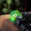 Chikorita Pokemon Keycaps Artisan Custom Resin Keycaps (7)