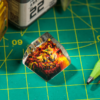 Dragonite Pokemon Keycaps Artisan Custom Resin Keycaps (8)