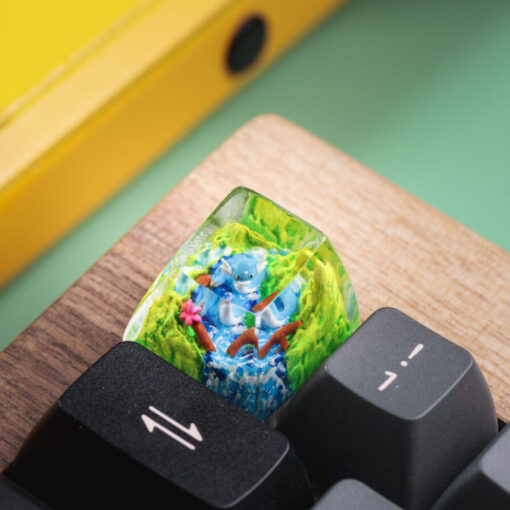 Dratini Pokemon Keycaps Artisan Custom Resin Keycaps