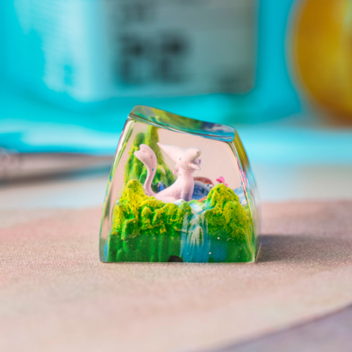 Espeon Pokemon Keycaps Artisan Custom Resin Keycaps (3)