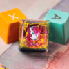 Glaceon Pokemon Keycaps Artisan Custom Resin Keycaps (8)