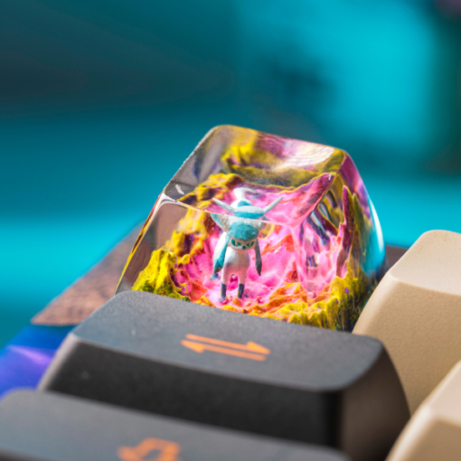 Glaceon Pokemon Keycaps Artisan Custom Resin Keycaps (9)