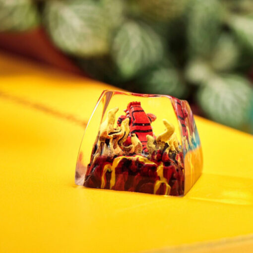 Groudon Pokemon Keycaps Artisan Custom Resin Keycaps