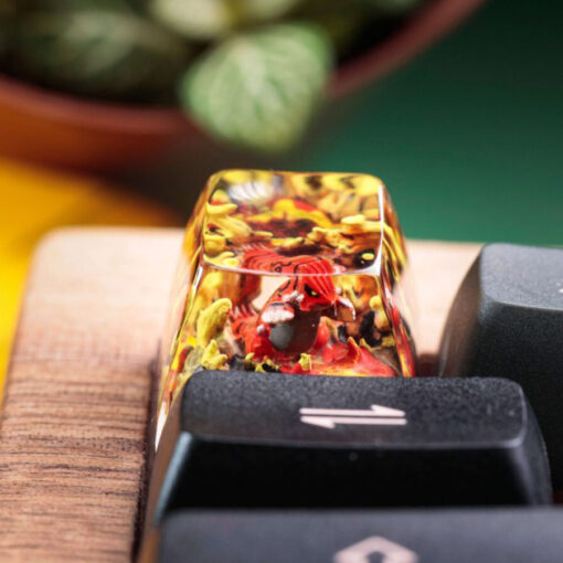 Groudon Pokemon Keycaps Artisan Custom Resin Keycaps