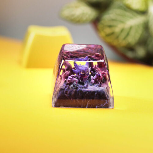 Haunter Pokemon Keycaps Artisan - Custom Resin Keycaps