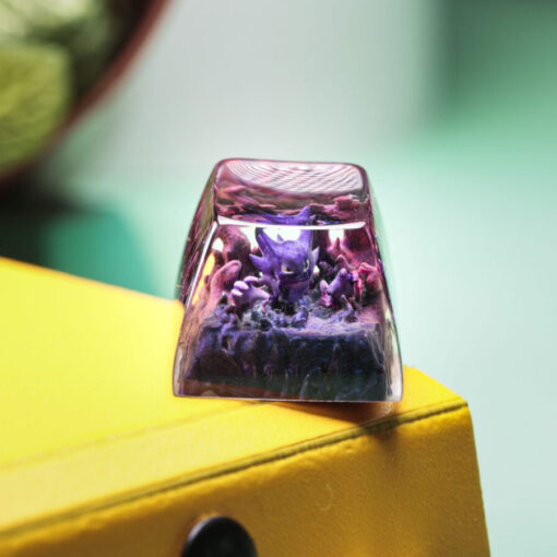 Haunter Pokemon Keycaps Artisan - Custom Resin Keycaps