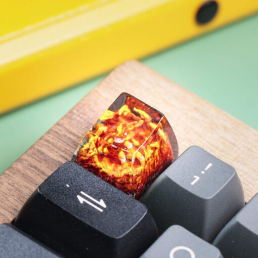 Infernape Pokemon Keycaps Artisan - Custom Resin Keycaps