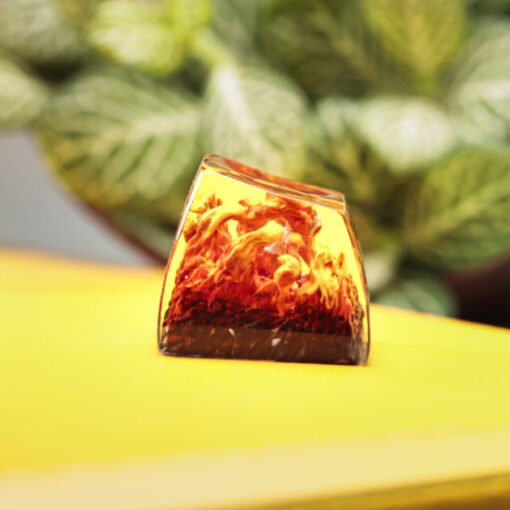 Infernape Pokemon Keycaps Artisan - Custom Resin Keycaps