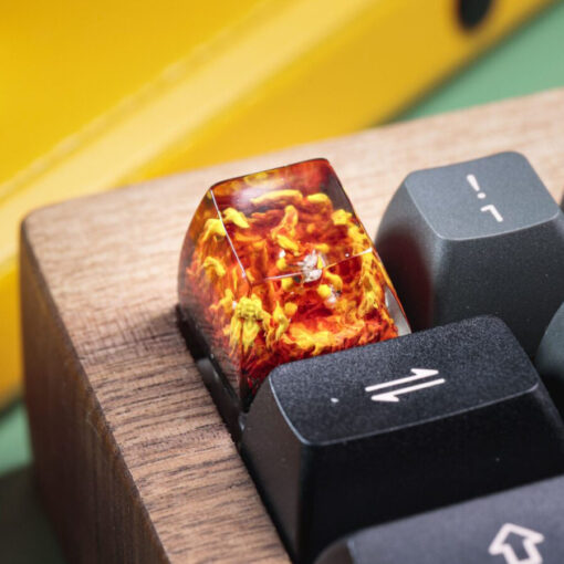 Infernape Pokemon Keycaps Artisan - Custom Resin Keycaps