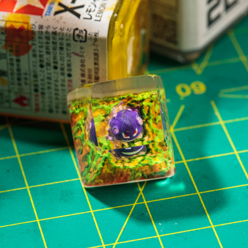 Koffling Pokemon Keycaps Artisan Custom Resin Keycaps (5)