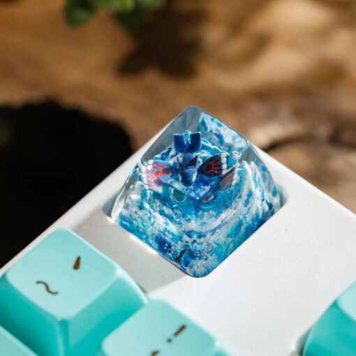 Kyogre Pokemon Keycaps Artisan Custom Resin Keycaps