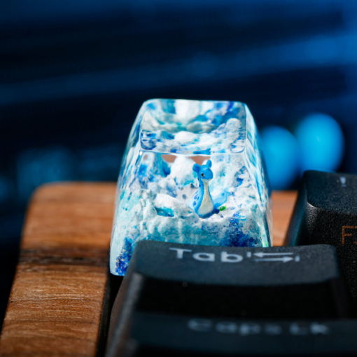 Lapras Pokemon Keycaps Artisan - Custom Resin Keycaps