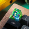 Leafeon Pokemon Keycaps Artisan Custom Resin Keycaps