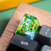 Leafeon Pokemon Keycaps Artisan Custom Resin Keycaps