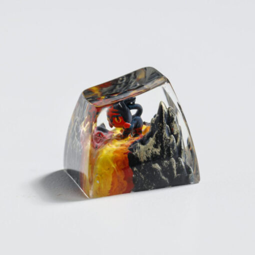 Litten Pokemon Keycaps Artisan Custom Resin Keycaps