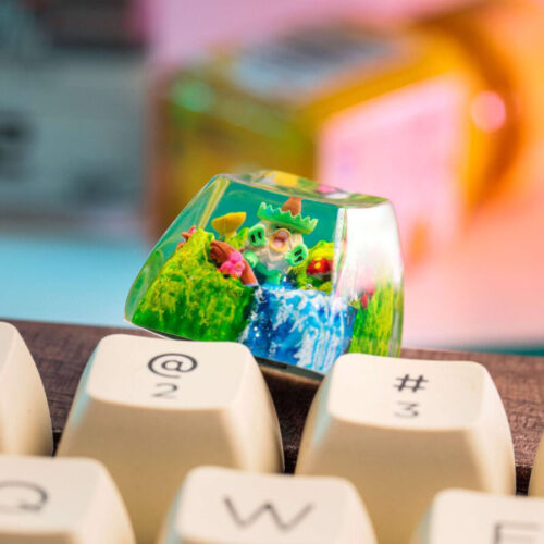 Ludicolo Pokemon Keycaps Artisan Custom Resin Keycaps