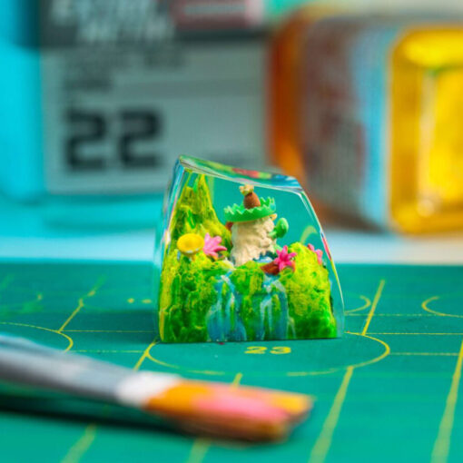 Ludicolo Pokemon Keycaps Artisan Custom Resin Keycaps