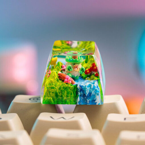 Ludicolo Pokemon Keycaps Artisan Custom Resin Keycaps