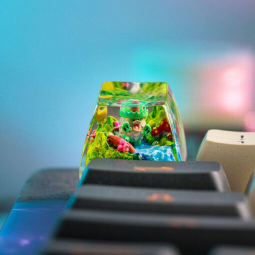 Ludicolo Pokemon Keycaps Artisan Custom Resin Keycaps