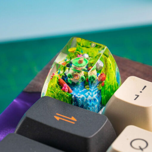 Ludicolo Pokemon Keycaps Artisan Custom Resin Keycaps