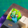 Ludicolo Pokemon Keycaps Artisan Custom Resin Keycaps