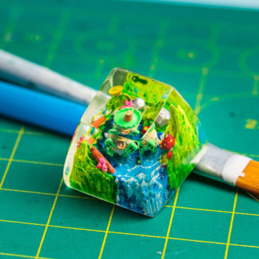 Ludicolo Pokemon Keycaps Artisan Custom Resin Keycaps