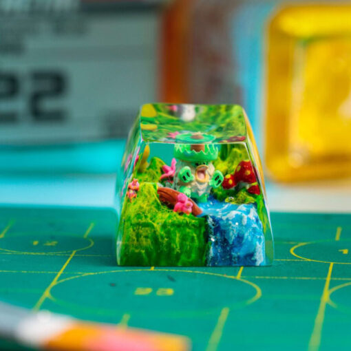 Ludicolo Pokemon Keycaps Artisan Custom Resin Keycaps