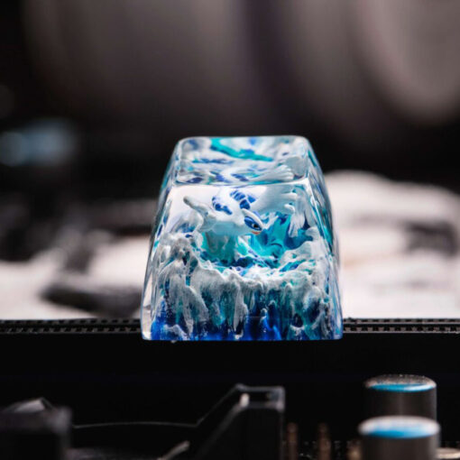 Lugia Pokemon Keycaps Artisan Custom Resin Keycaps