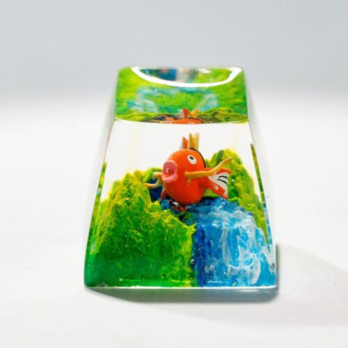 Magikarp Pokemon Keycaps Artisan Custom Resin Keycaps